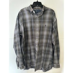 Ralph Lauren Plaid Button Down Long Sleeve Casual Shirt XL